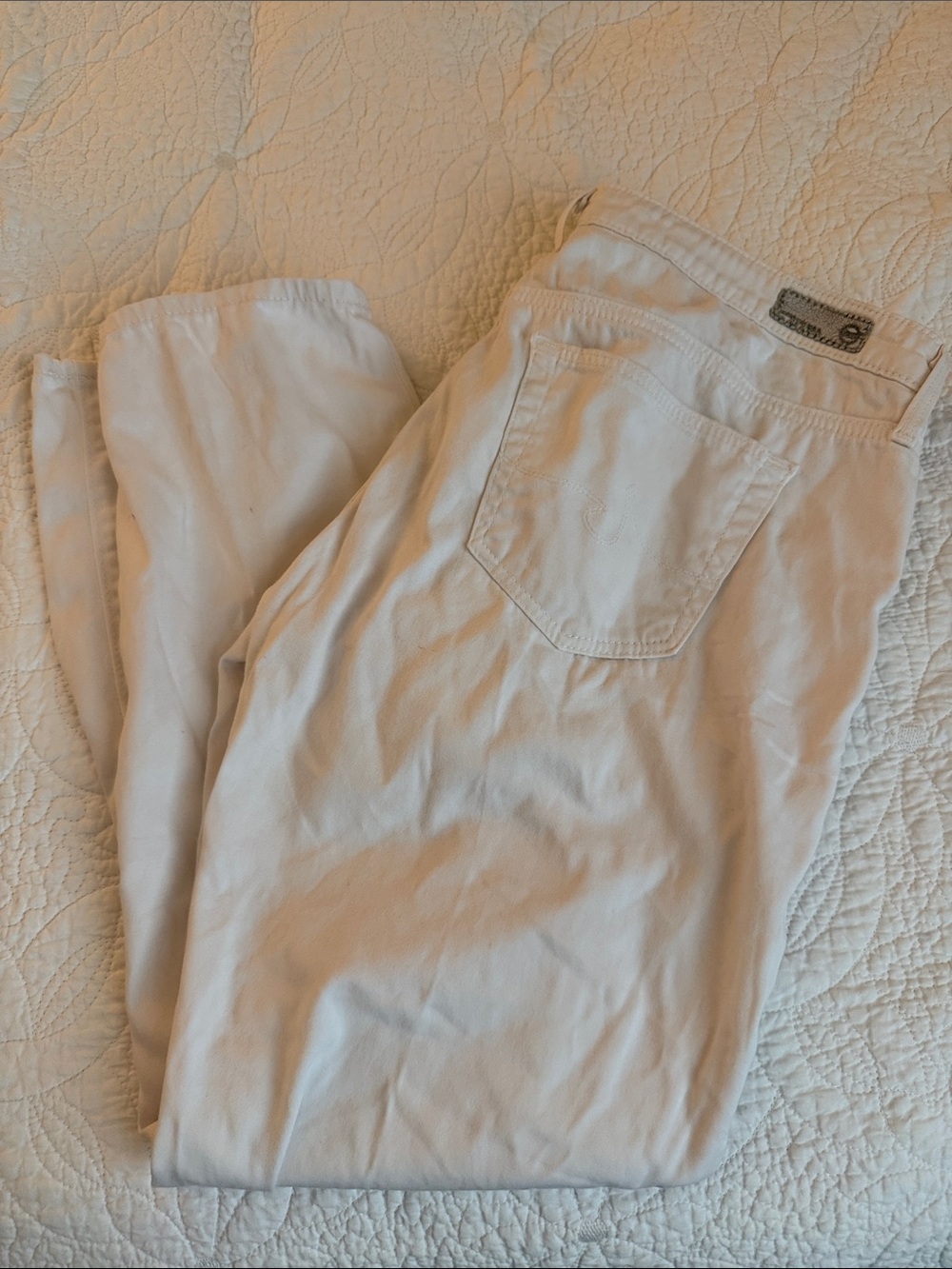 Adriano Goldschmied Women's White Jeans - Classic